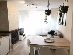 Χώρος καθιστικού στο Apartamento Alba