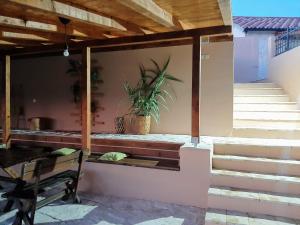 Balkón alebo terasa v ubytovaní Holiday house Barba - Vrana