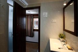 Koupelna v ubytování Oripando Hostel