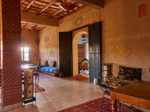 Zona de estar de Kasbah Erg Chebbi
