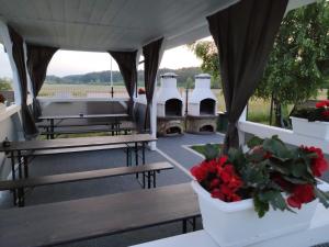 Balkon lub taras w obiekcie Aurora Ustka-Przewłoka