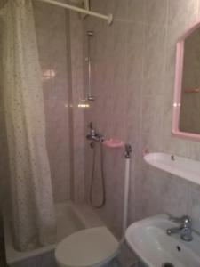 Koupelna v ubytování Hostel Malva