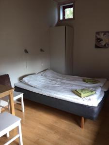 Postel nebo postele na pokoji v ubytování Borrby B&B