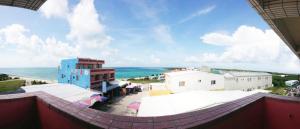 a view from the roof of a building at 別野山莊民宿 in Baisha +10 photos