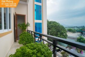 Balkón nebo terasa v ubytování Magnolia Hotel Cam Ranh