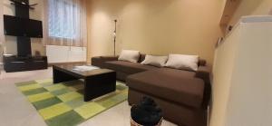 Ruang duduk di Mónika Apartman (Tapolca)