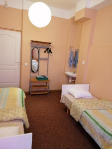 Postel nebo postele na pokoji v ubytování Minhauzena Unda