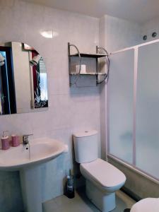 A bathroom at Apartamentos ClavedeSol II