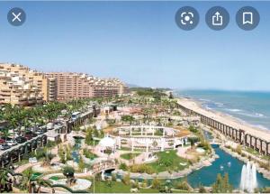 an aerial view of a resort near the beach at Marina Dor holidays in Oropesa del Mar