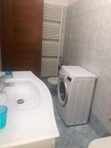 Koupelna v ubytování Casa Rosa