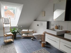 Posezení v ubytování Dachgeschoss-Apartment in Landeck - 140m²