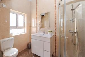 Koupelna v ubytování Mariblu Hotel