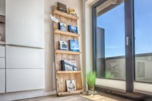 Die Bibliothek in der Ferienwohnung