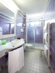 Koupelna v ubytování Aparthotel La Pineta
