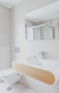 Koupelna v ubytování Hotel Castillete