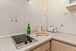 Kuchyňa alebo kuchynka v ubytovaní Apartamenty.in Villa Baltic