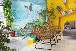 Гостиная зона в Hotel Le Quetzal