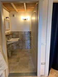 Koupelna v ubytování Agriturismo Pratofranco