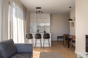 Posezení v ubytování Griffintown Hôtel