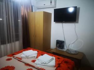 Postel nebo postele na pokoji v ubytování Felix Residence Costinesti