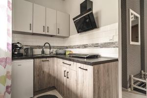 Kuchyňa alebo kuchynka v ubytovaní ZAKOHOME- Apartamenty Kościelisko Centrum