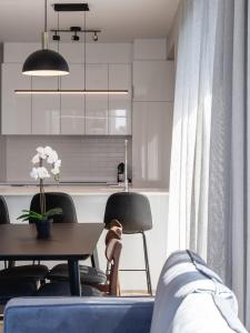 Posezení v ubytování Griffintown Hôtel