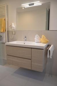 Koupelna v ubytování Hotel Karin