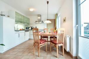 Küche/Küchenzeile in der Unterkunft Ferienwohnung Elunia