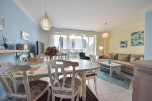 Posezení v ubytování Ferienhaus Waldhaus