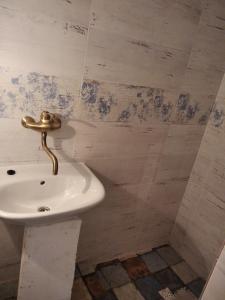 Kúpeľňa v ubytovaní Chalupa Romantik na Hrinovskych lazoch