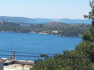 a view of a large body of water at Apartmani Ponistra in Šibenik