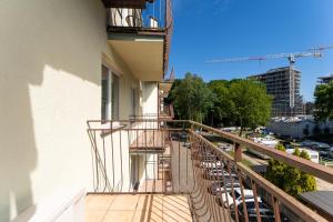 Balkón alebo terasa v ubytovaní Morskie Oko V by Noclegi Renters