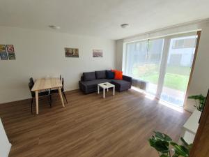 Χώρος καθιστικού στο MODERN APARTMENT WITH TERRACE AND GARAGE in THE CITY CENTER