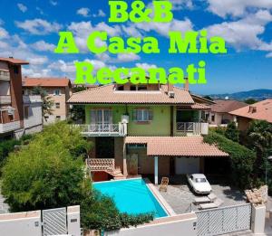 B&B A Casa Mia游泳池或附近泳池的景觀
