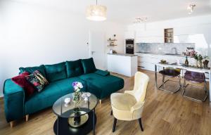 Kuchyň nebo kuchyňský kout v ubytování Silvie Apartments - Zlaté Terasy