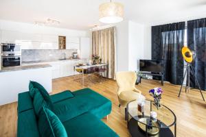 Kuchyň nebo kuchyňský kout v ubytování Silvie Apartments - Zlaté Terasy
