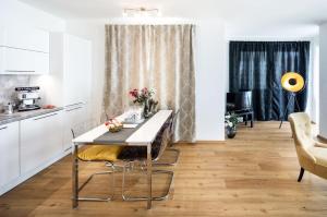 Kuchyň nebo kuchyňský kout v ubytování Silvie Apartments - Zlaté Terasy