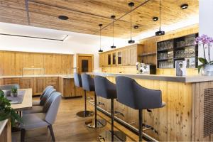 Eldhús eða eldhúskrókur á Hotel Garni Tirol