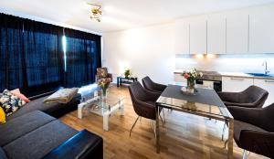 Posezení v ubytování Silvie Apartments - Zlaté Terasy