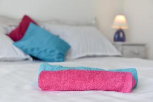 Voodi või voodid majutusasutuse Apartments Krepo toas