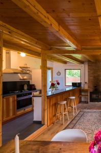 Η κουζίνα ή μικρή κουζίνα στο Chalet M