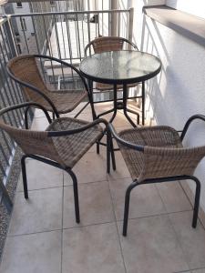 Balkón nebo terasa v ubytování Apartament Thomas