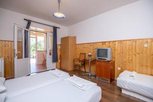 TV a/nebo společenská místnost v ubytování Country House Pansion