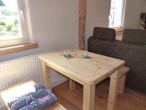 Posezení v ubytování Apartment Schritte