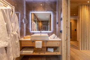 Koupelna v ubytování Hotel Meida