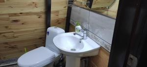 Ванная комната в Zelenaya Usad`ba StavBor