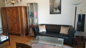 Posezení v ubytování Appartement zum Entspannen