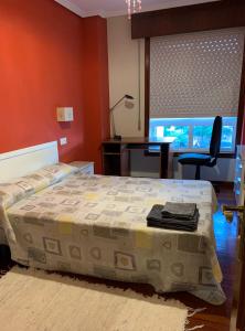 Cama o camas de una habitación en Rúa Alcalde Fandiño, 8 Apartment