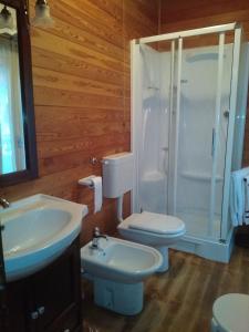 Kopalnica v nastanitvi Albergo Martinet
