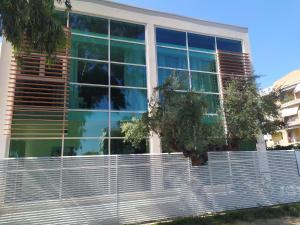 an external view of a building with windows at Otium in Giulianova